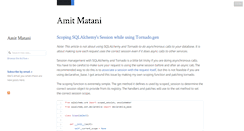 Desktop Screenshot of amitmatani.com